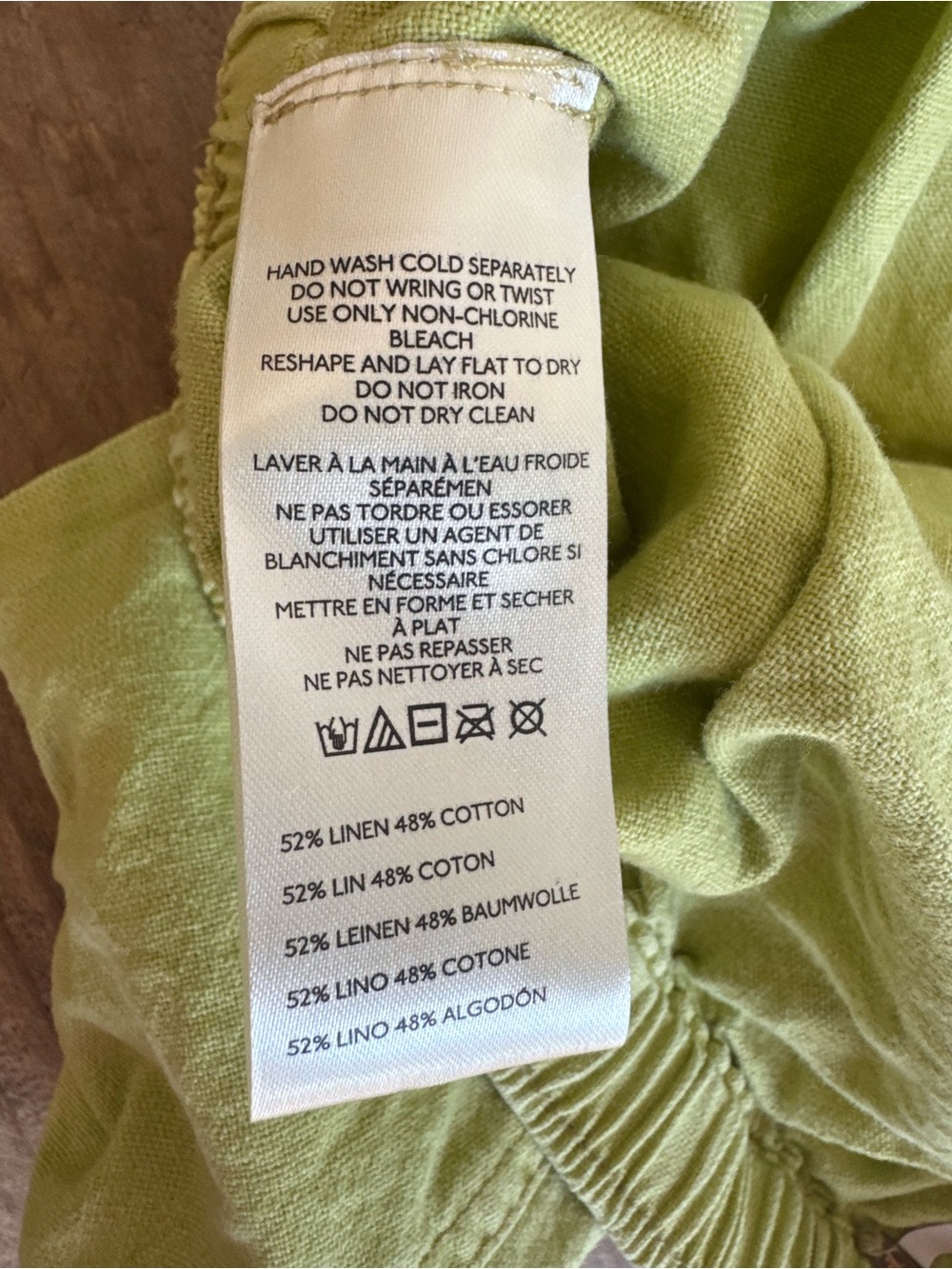 Good Fortune Linen & Cotton Shorts Free People $68.00 Warm Olives Multiple Sizes - Picture 10 of 15